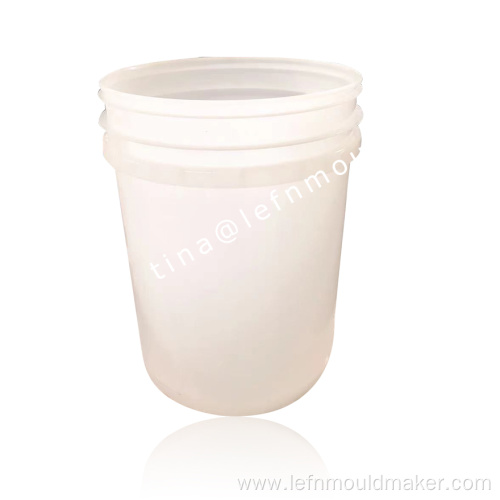 Mold 2 Cavities Round Plastic Paint Bucket Mould